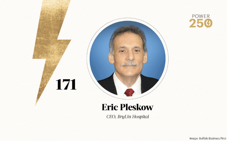 BryLin Hospital's CEO, Eric Pleskow, Recognized on Business First's Power 250 List