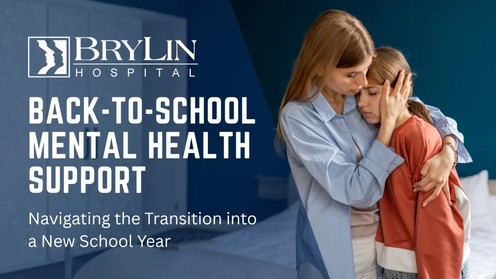 Child preparing for school with parent - back-to-school mental health support